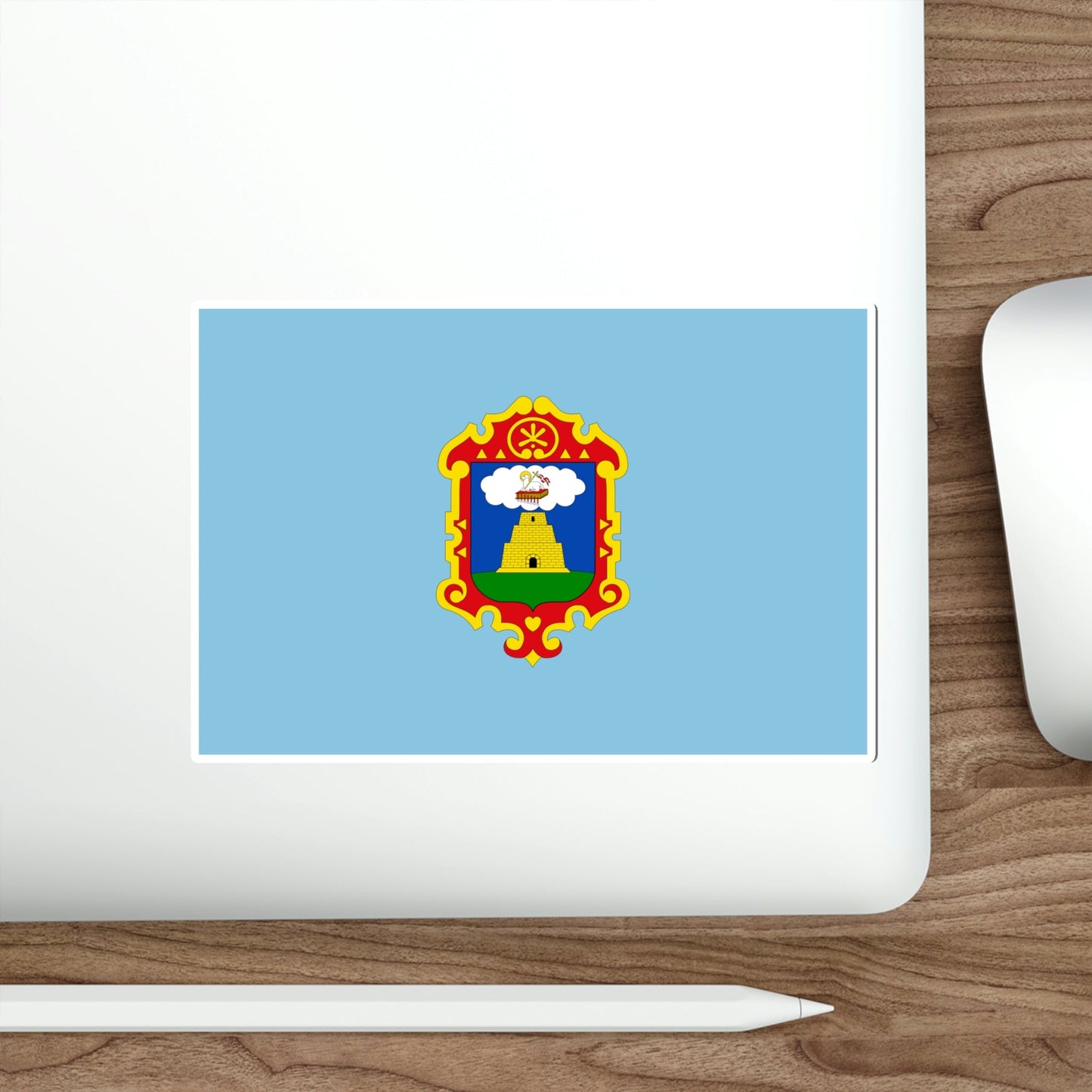 Flag of Ayacucho capital of the Ayacucho Region Peru STICKER Vinyl Die-Cut Decal-The Sticker Space