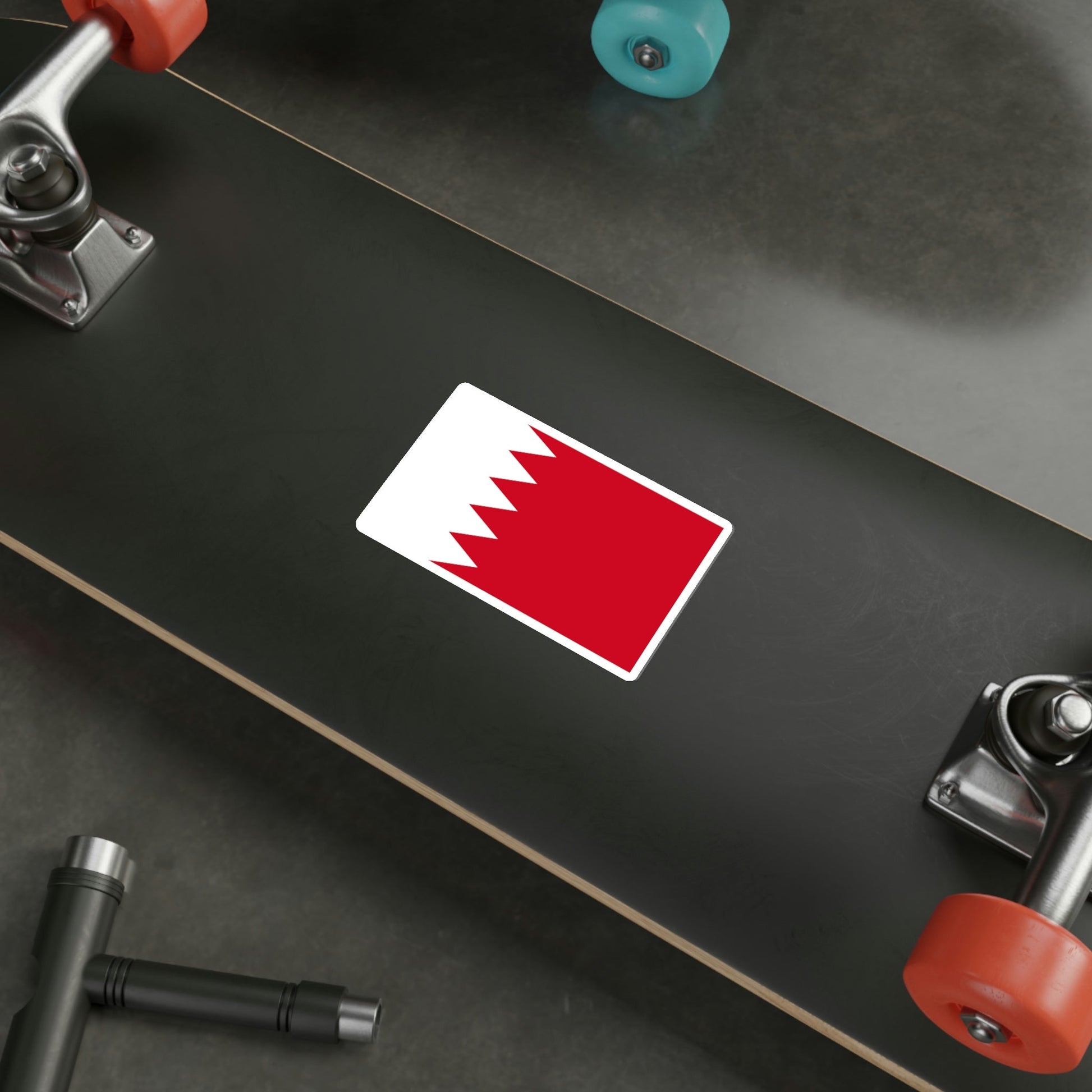 Flag of Bahrain STICKER Vinyl Die-Cut Decal-The Sticker Space