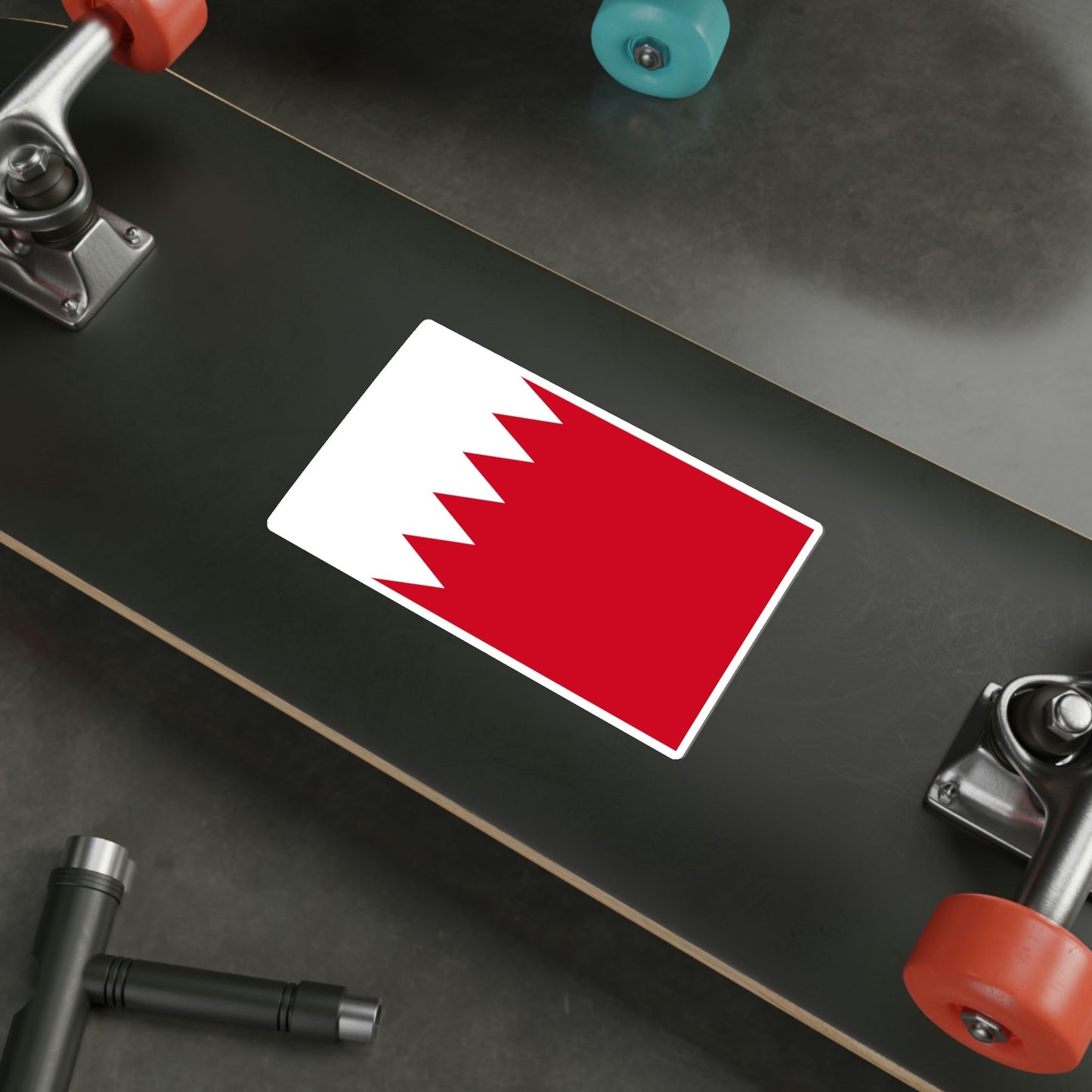 Flag of Bahrain STICKER Vinyl Die-Cut Decal-The Sticker Space