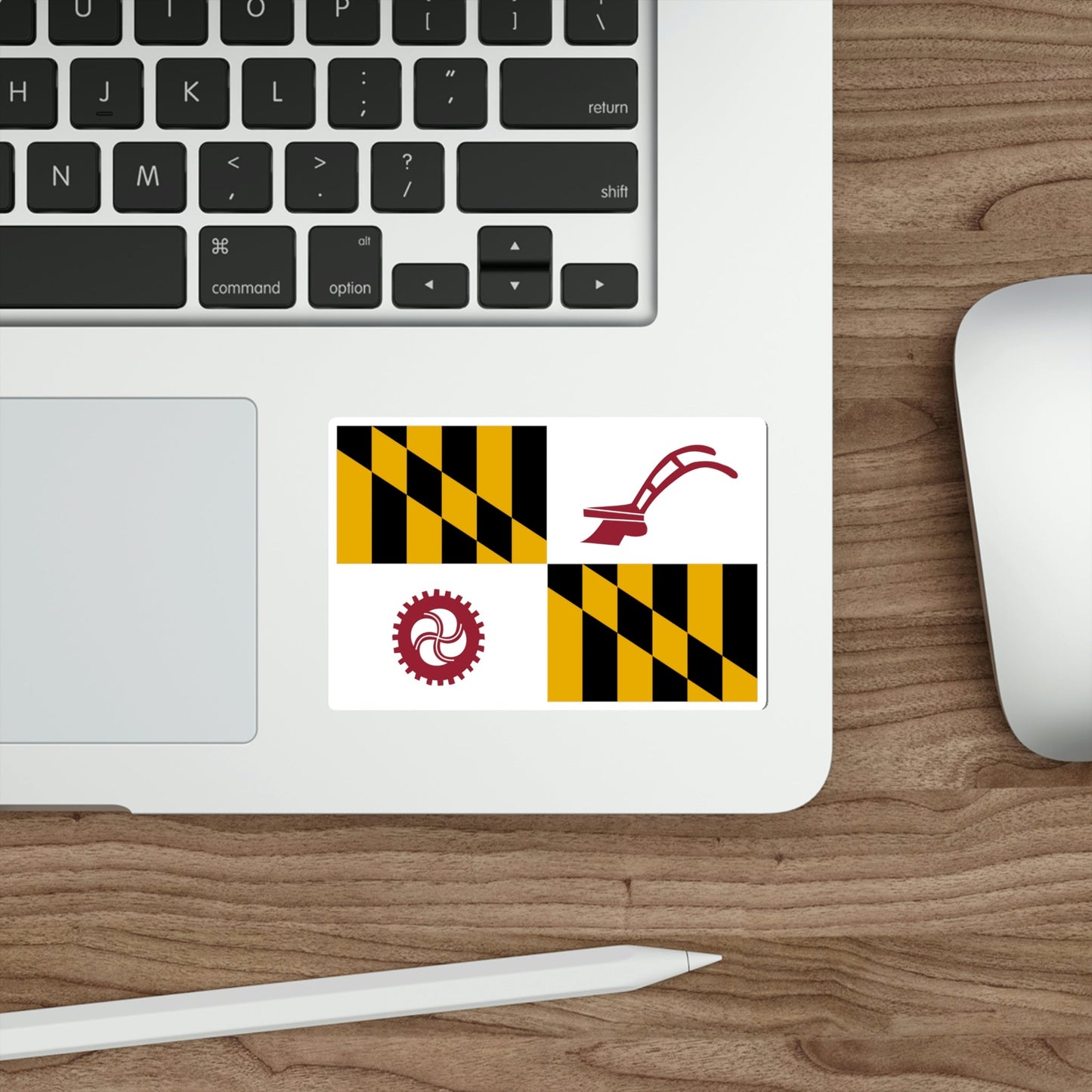 Flag of Baltimore County Maryland STICKER Vinyl Die-Cut Decal-The Sticker Space