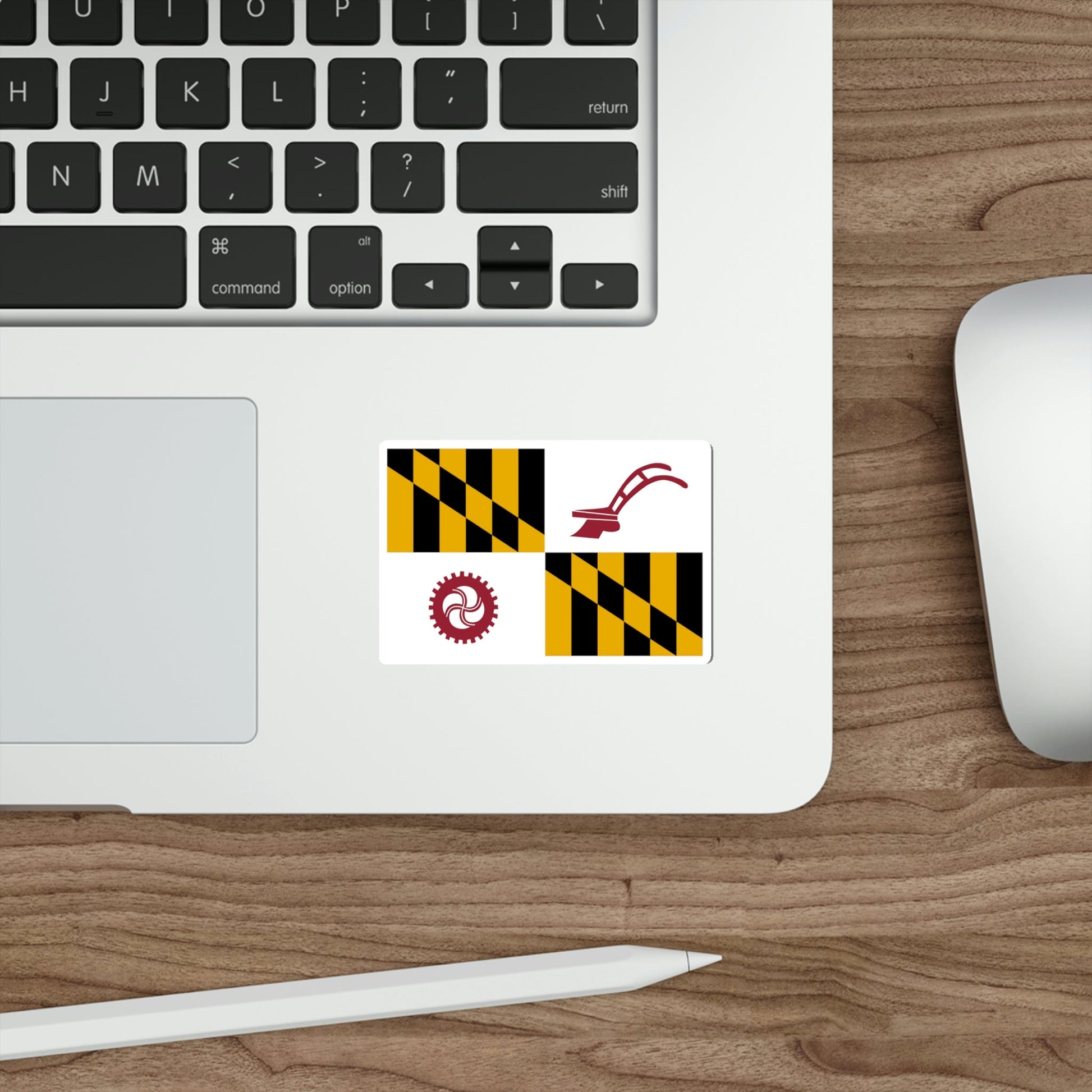 Flag of Baltimore County Maryland STICKER Vinyl Die-Cut Decal-The Sticker Space