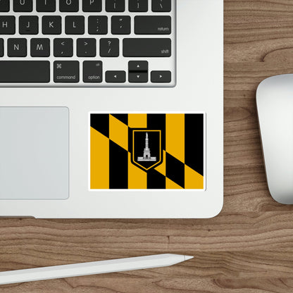 Flag of Baltimore Maryland USA STICKER Vinyl Die-Cut Decal-The Sticker Space