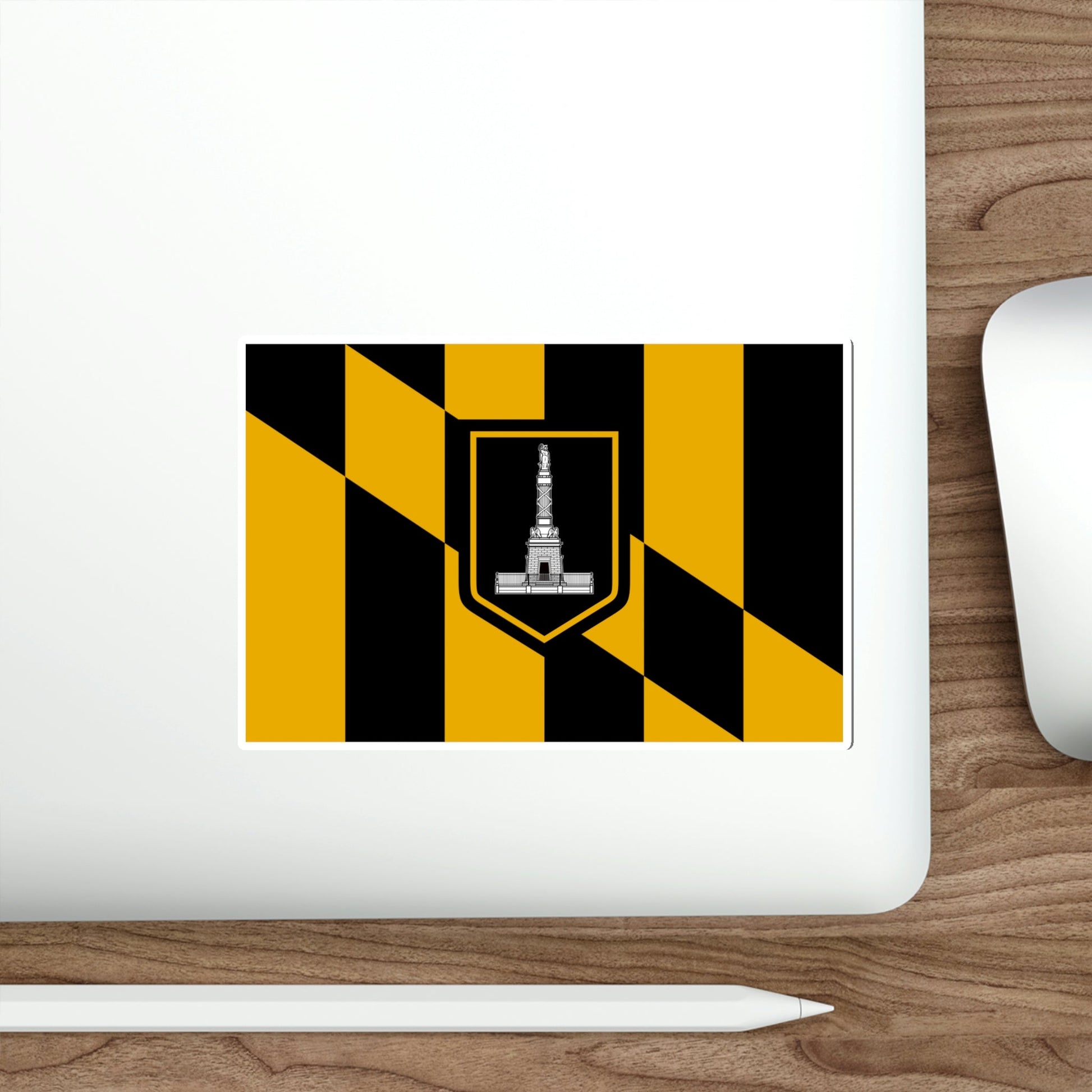 Flag of Baltimore Maryland USA STICKER Vinyl Die-Cut Decal-The Sticker Space