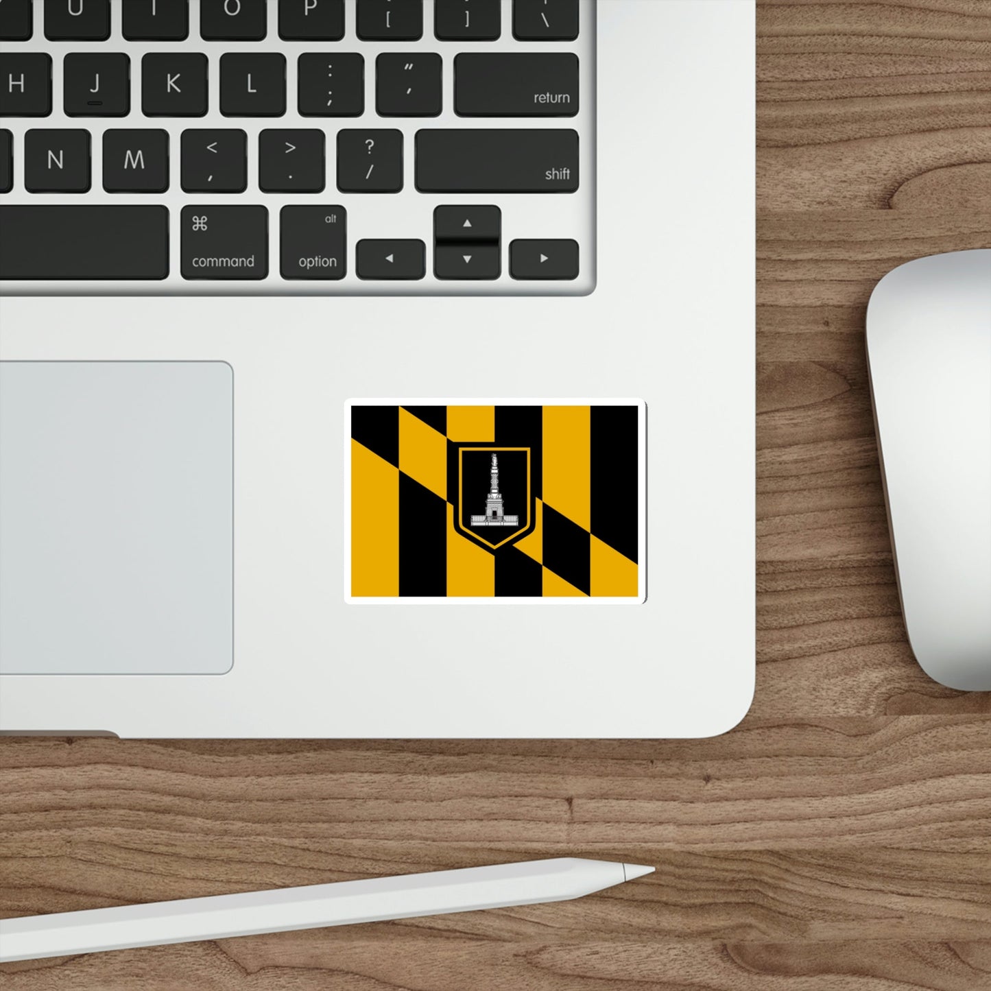 Flag of Baltimore Maryland USA STICKER Vinyl Die-Cut Decal-The Sticker Space