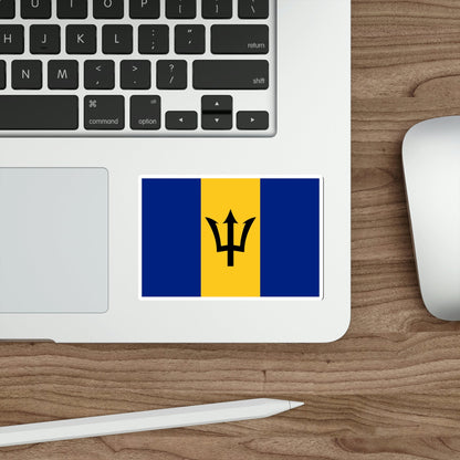 Flag of Barbados STICKER Vinyl Die-Cut Decal-The Sticker Space