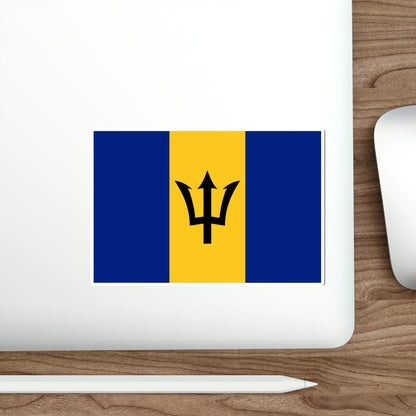 Flag of Barbados STICKER Vinyl Die-Cut Decal-The Sticker Space