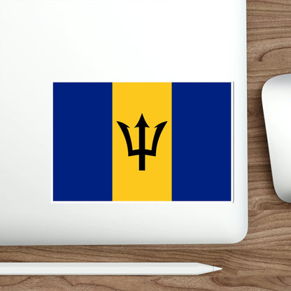 Flag of Barbados STICKER Vinyl Die-Cut Decal-The Sticker Space