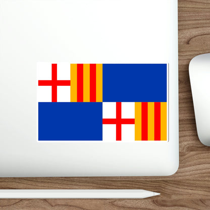 Flag of Barceloneta Puerto Rico STICKER Vinyl Die-Cut Decal-The Sticker Space