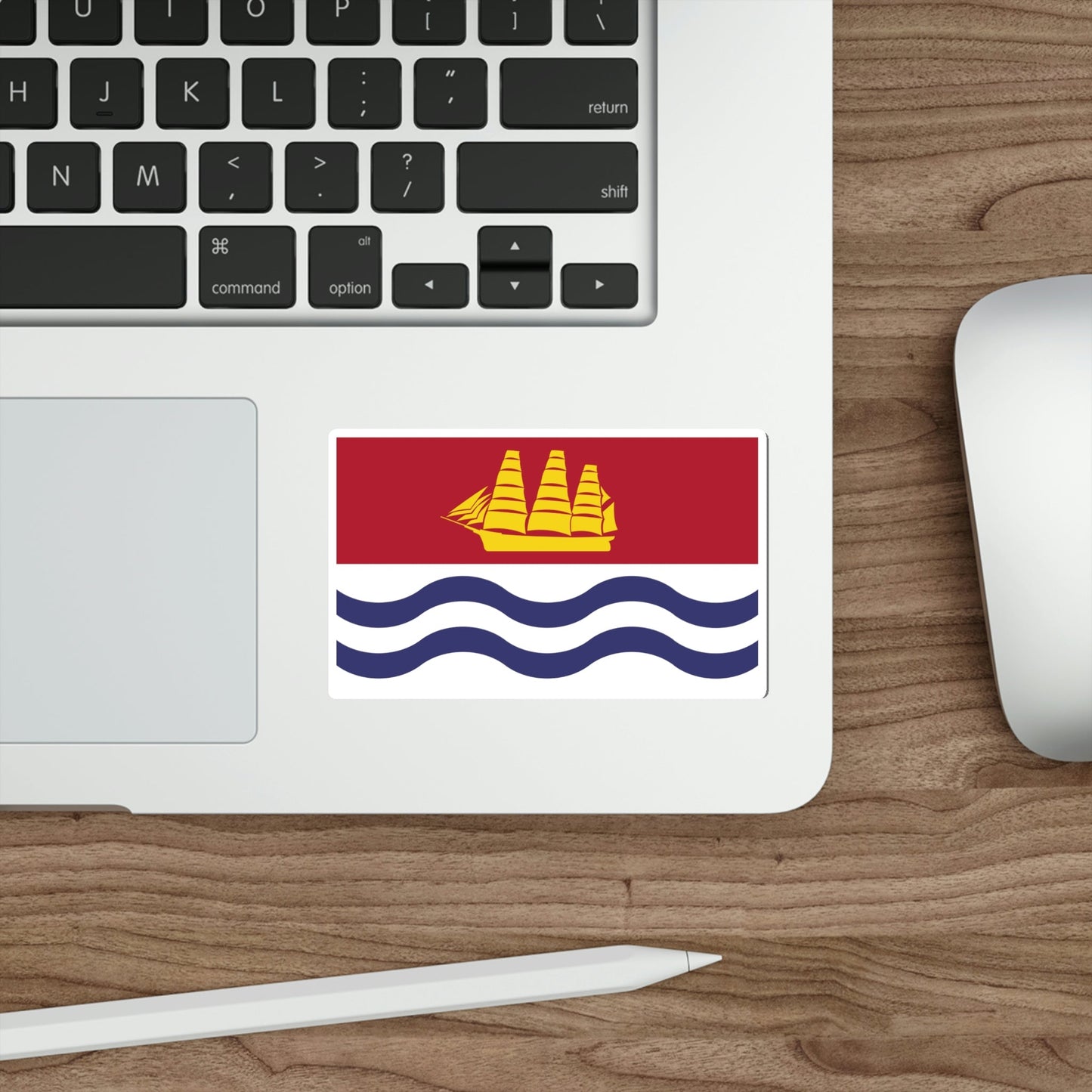 Flag of Bath Maine USA STICKER Vinyl Die-Cut Decal-The Sticker Space