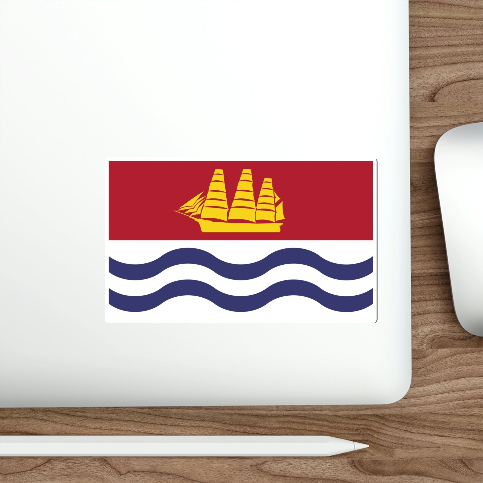 Flag of Bath Maine USA STICKER Vinyl Die-Cut Decal-The Sticker Space