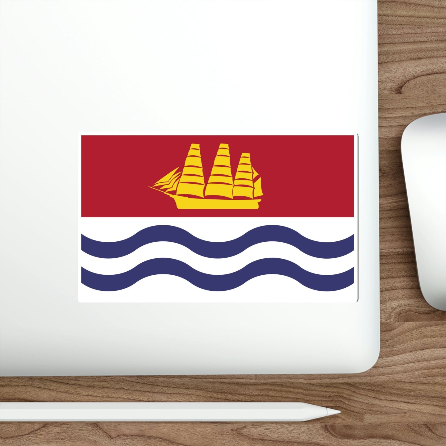 Flag of Bath Maine USA STICKER Vinyl Die-Cut Decal-The Sticker Space