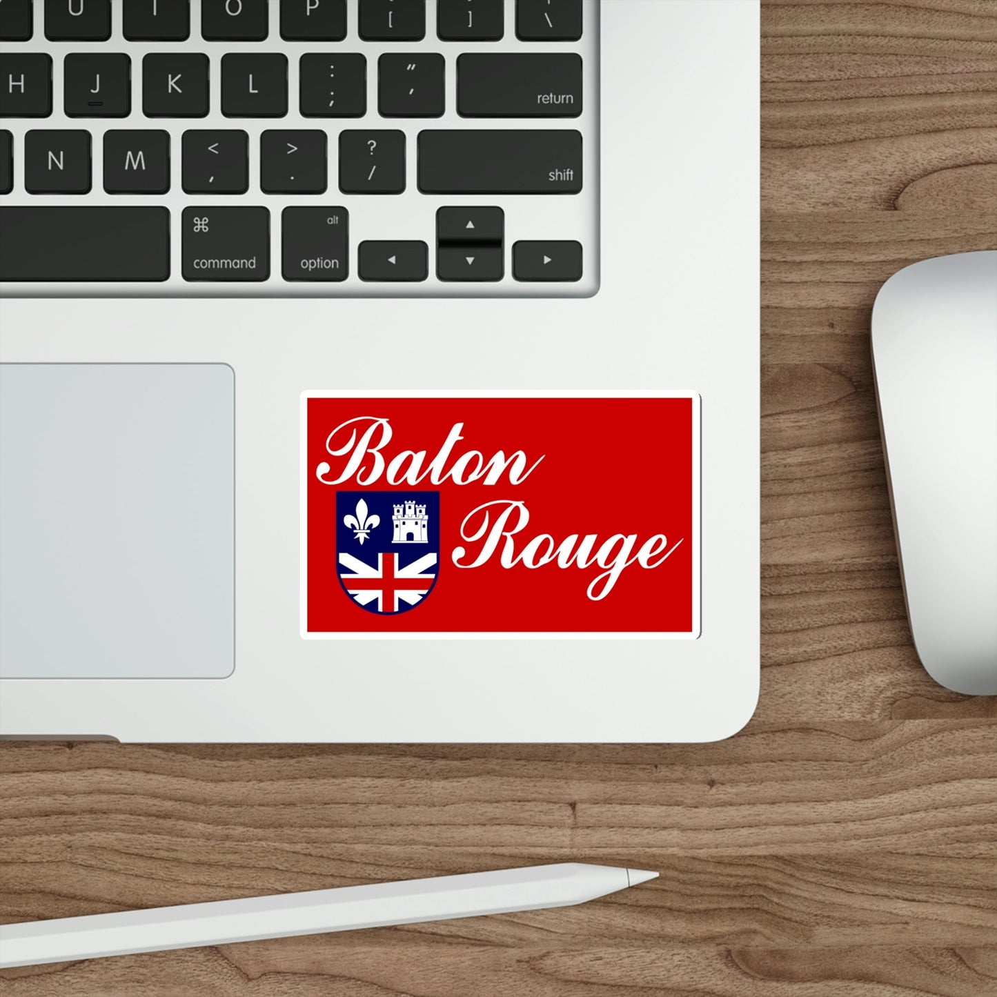 Flag of Baton Rouge Louisiana USA STICKER Vinyl Die-Cut Decal-The Sticker Space