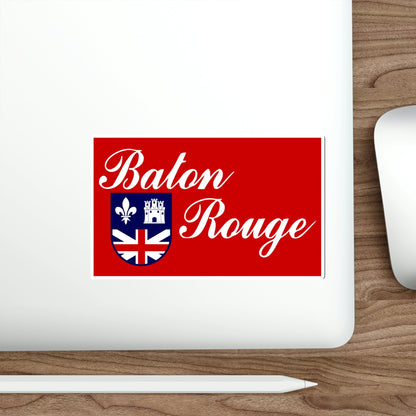 Flag of Baton Rouge Louisiana USA STICKER Vinyl Die-Cut Decal-The Sticker Space