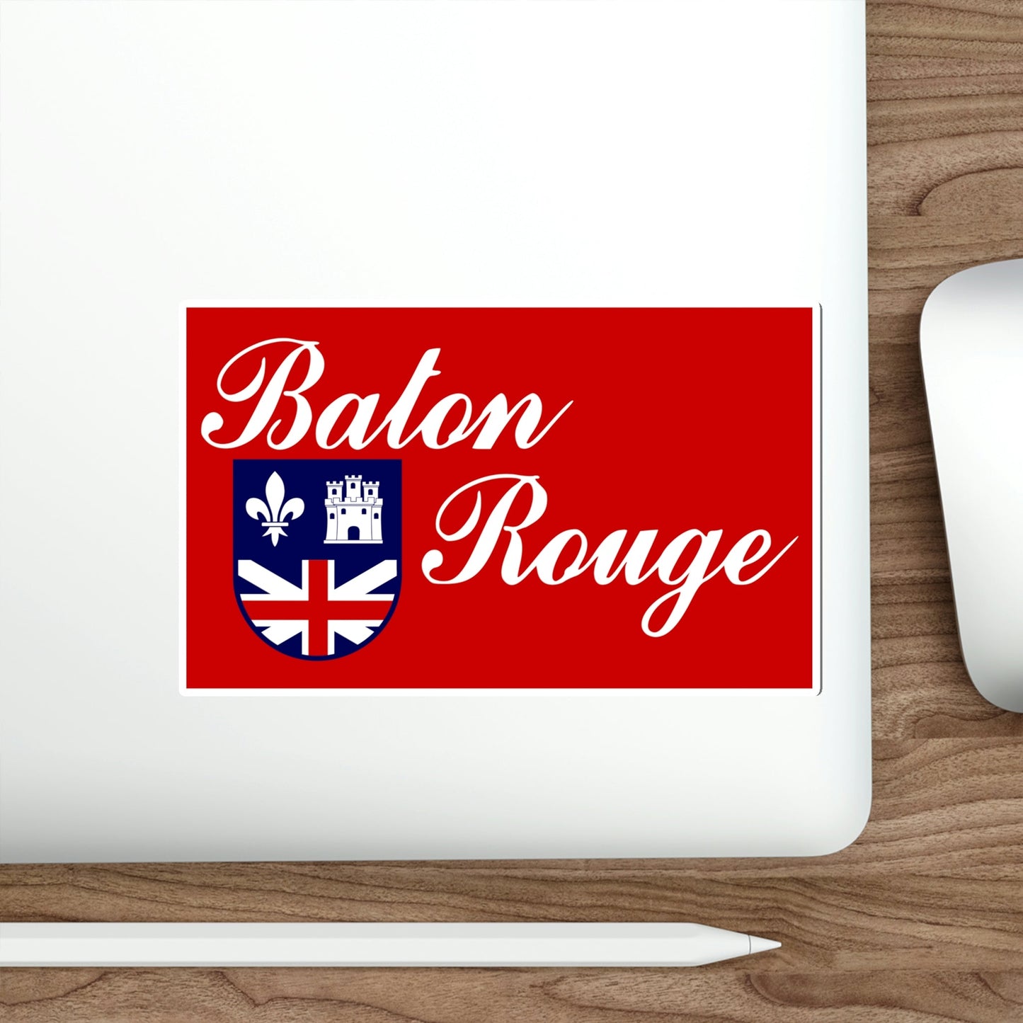 Flag of Baton Rouge Louisiana USA STICKER Vinyl Die-Cut Decal-The Sticker Space