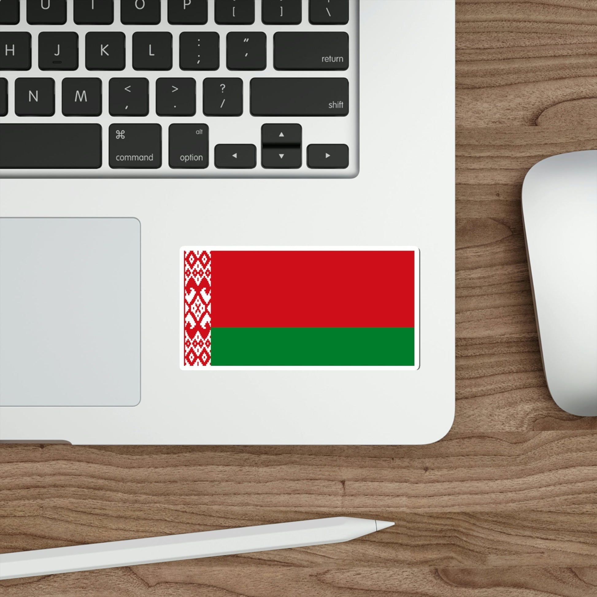 Flag of Belarus STICKER Vinyl Die-Cut Decal-The Sticker Space