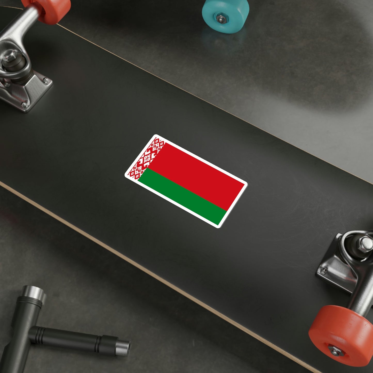 Flag of Belarus STICKER Vinyl Die-Cut Decal-The Sticker Space