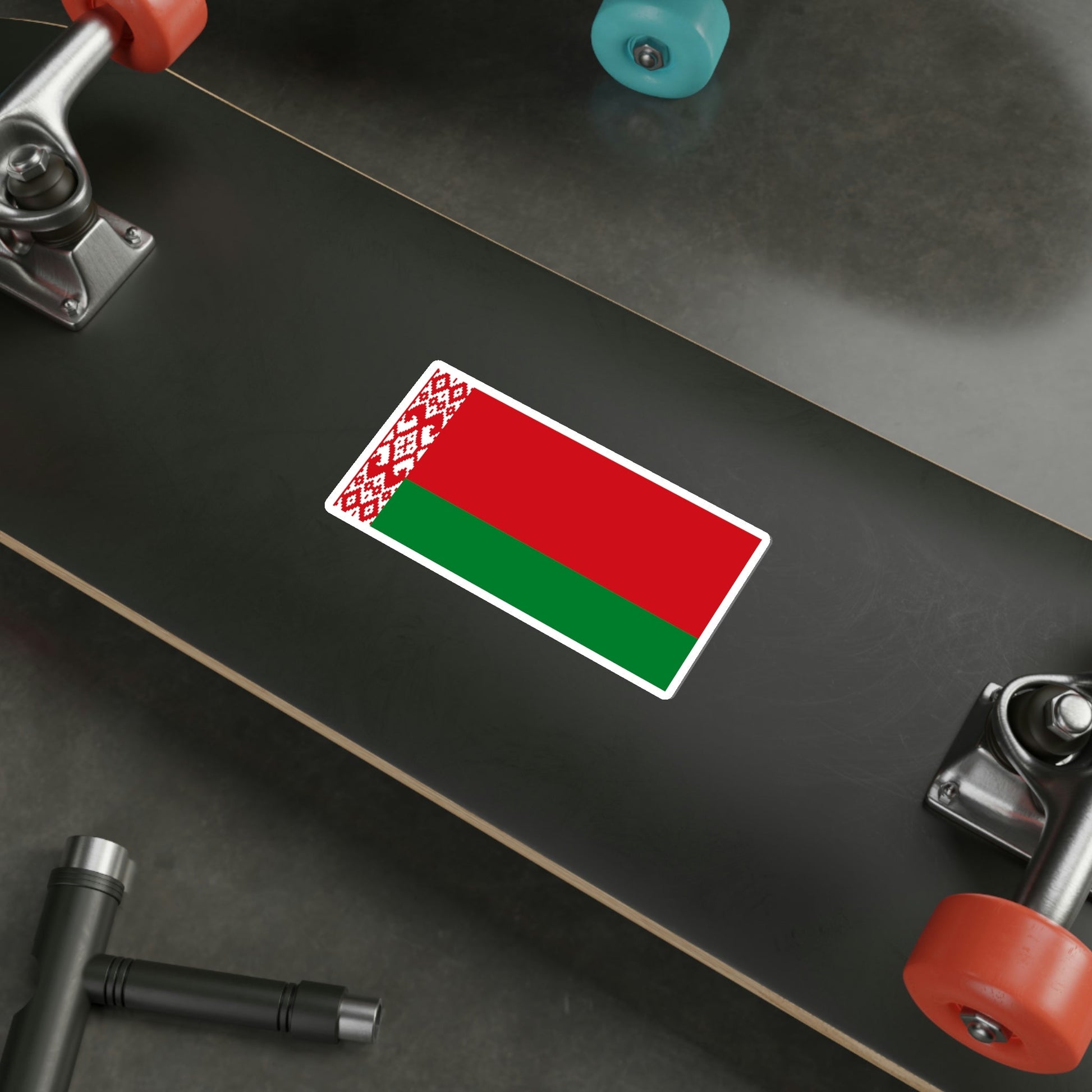 Flag of Belarus STICKER Vinyl Die-Cut Decal-The Sticker Space