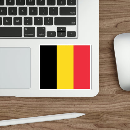 Flag of Belgium STICKER Vinyl Die-Cut Decal-The Sticker Space