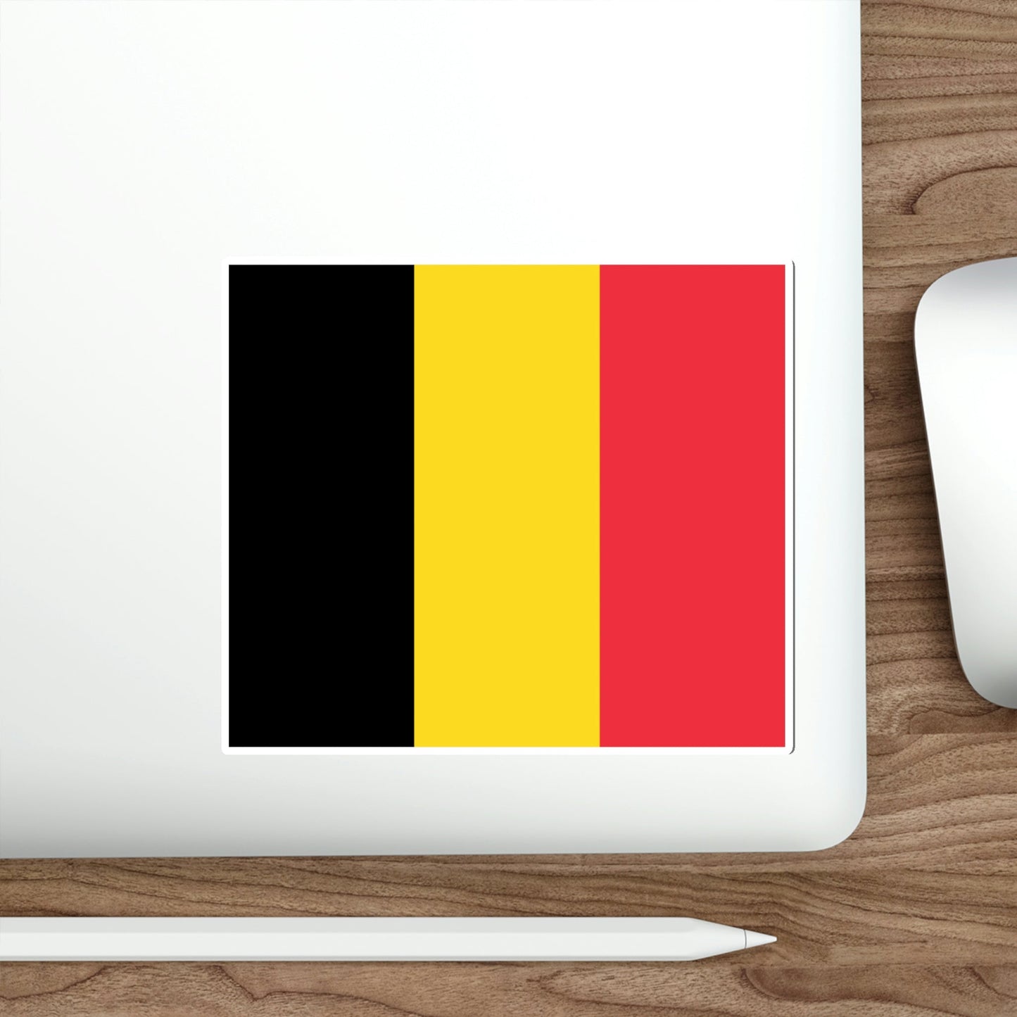 Flag of Belgium STICKER Vinyl Die-Cut Decal-The Sticker Space