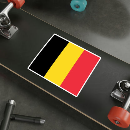 Flag of Belgium STICKER Vinyl Die-Cut Decal-The Sticker Space