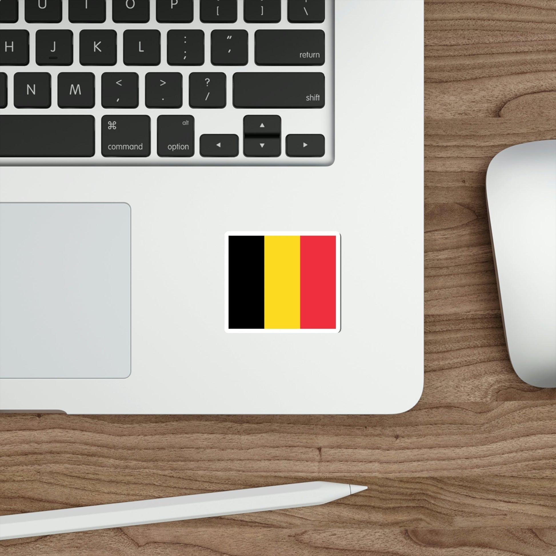 Flag of Belgium STICKER Vinyl Die-Cut Decal-The Sticker Space