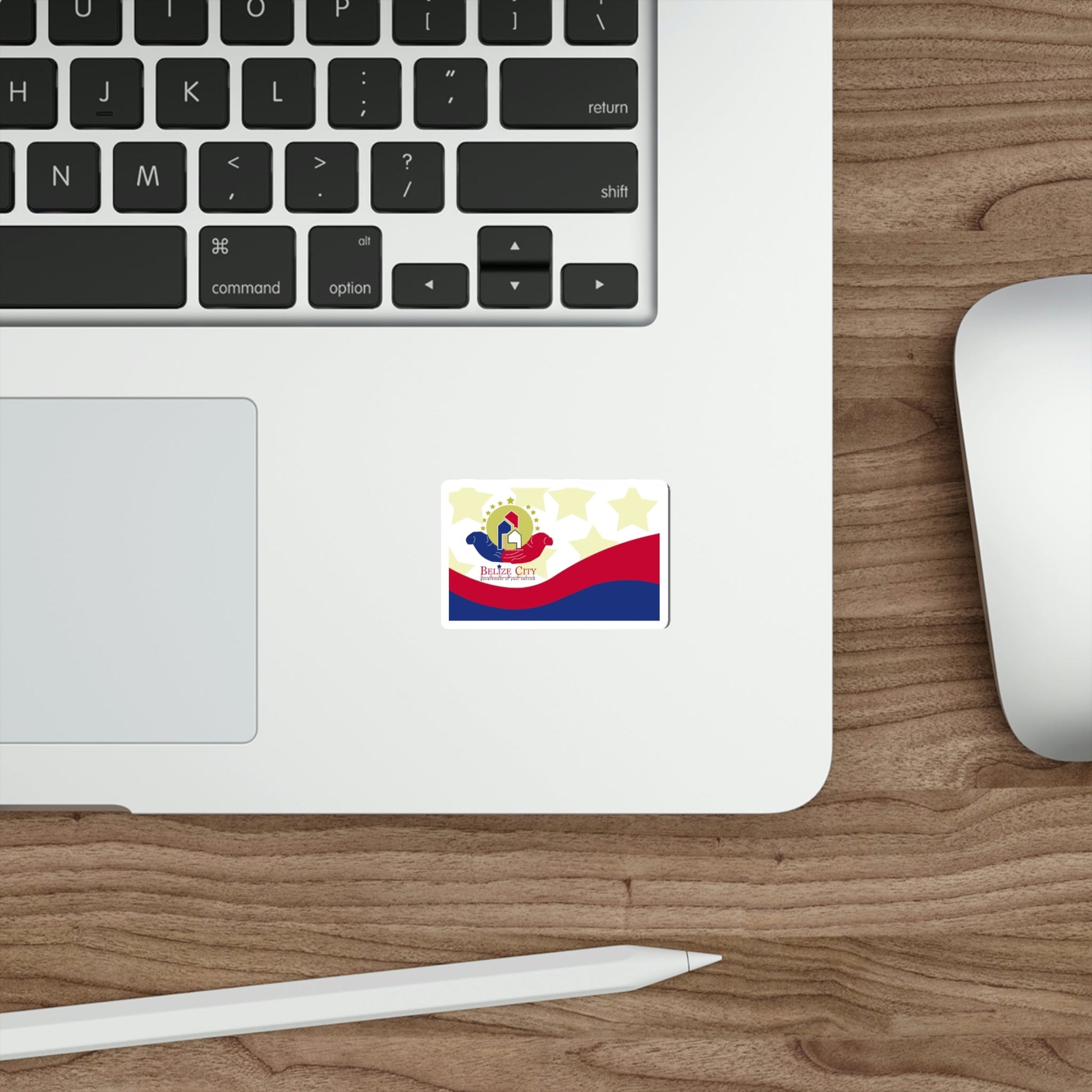 Flag of Belize City STICKER Vinyl Die-Cut Decal-The Sticker Space