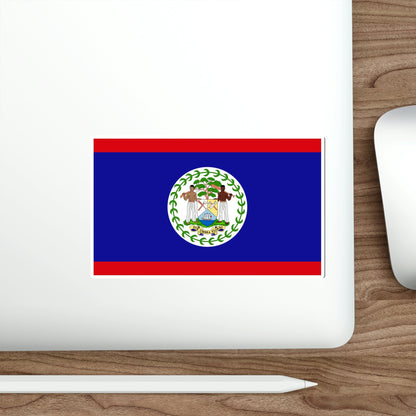 Flag of Belize STICKER Vinyl Die-Cut Decal-The Sticker Space