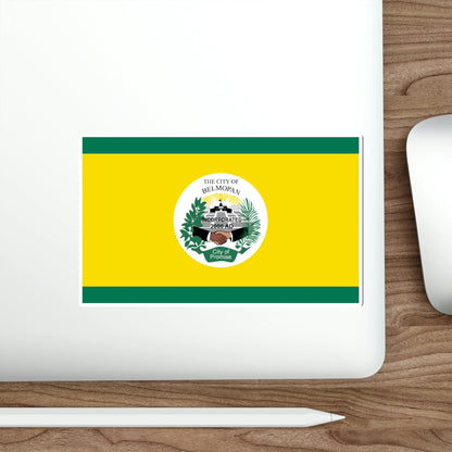 Flag of Belmopan, Belize STICKER Vinyl Die-Cut Decal-The Sticker Space