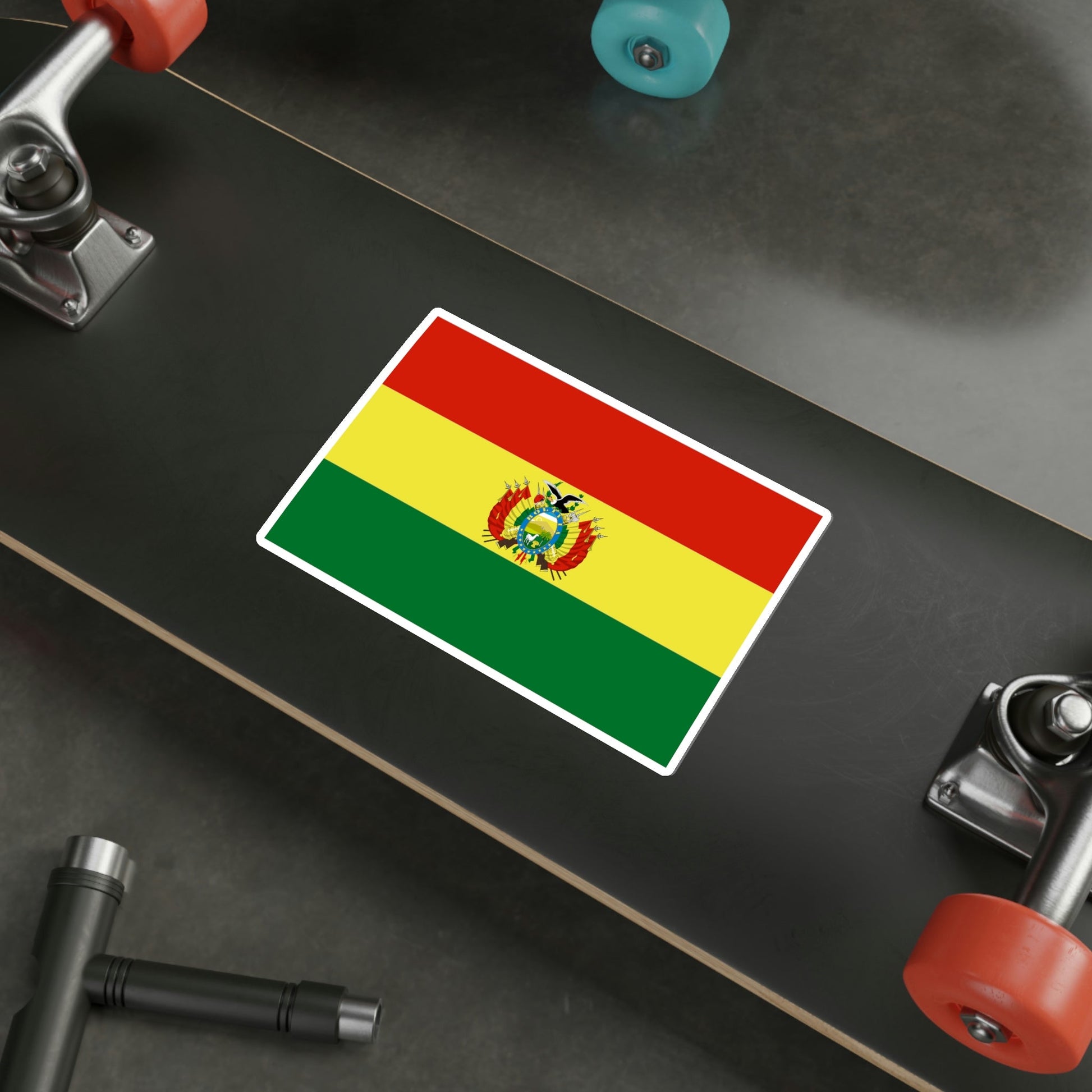 Flag of Bolivia STICKER Vinyl Die-Cut Decal-The Sticker Space