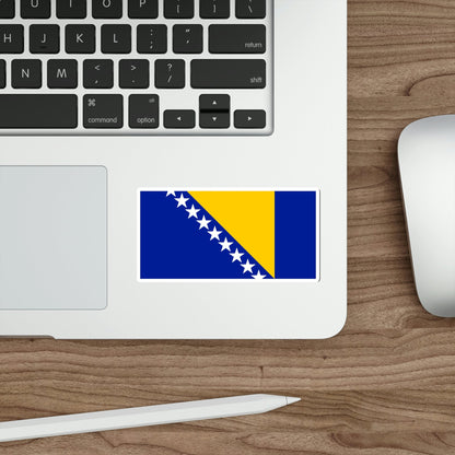 Flag of Bosnia and Herzegovina STICKER Vinyl Die-Cut Decal-The Sticker Space