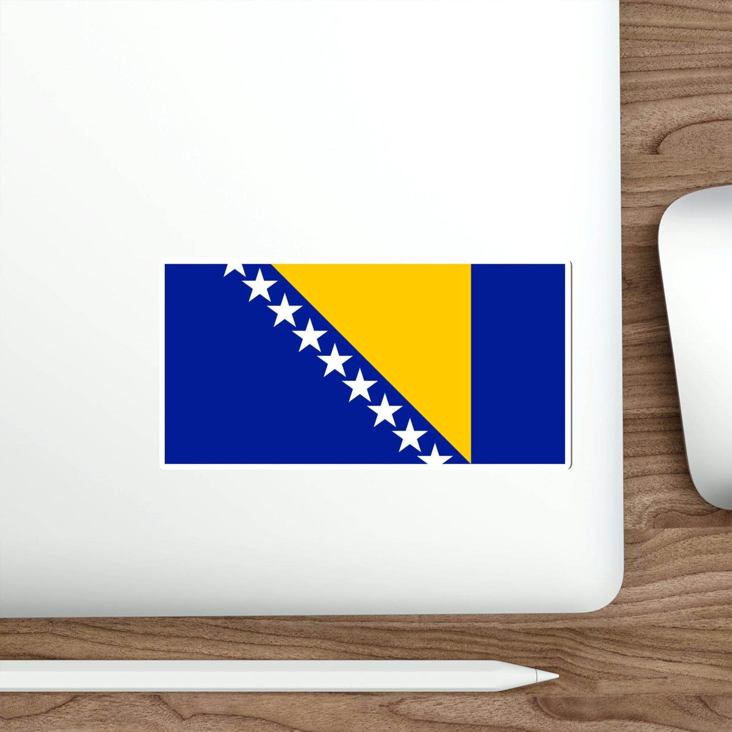 Flag of Bosnia and Herzegovina STICKER Vinyl Die-Cut Decal-The Sticker Space