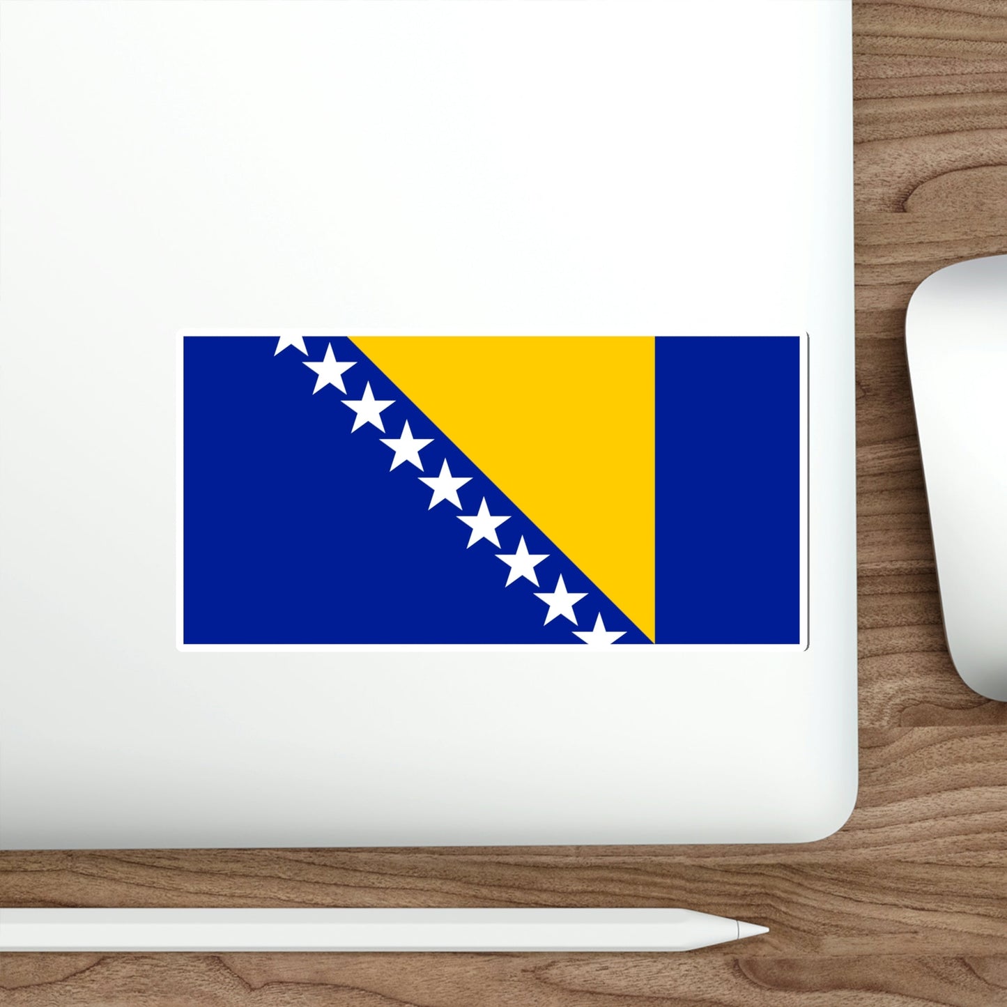 Flag of Bosnia and Herzegovina STICKER Vinyl Die-Cut Decal-The Sticker Space