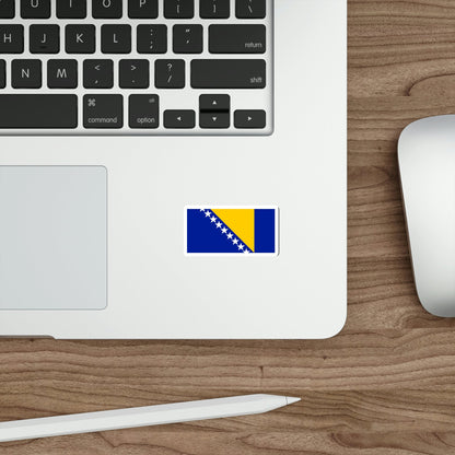 Flag of Bosnia and Herzegovina STICKER Vinyl Die-Cut Decal-The Sticker Space