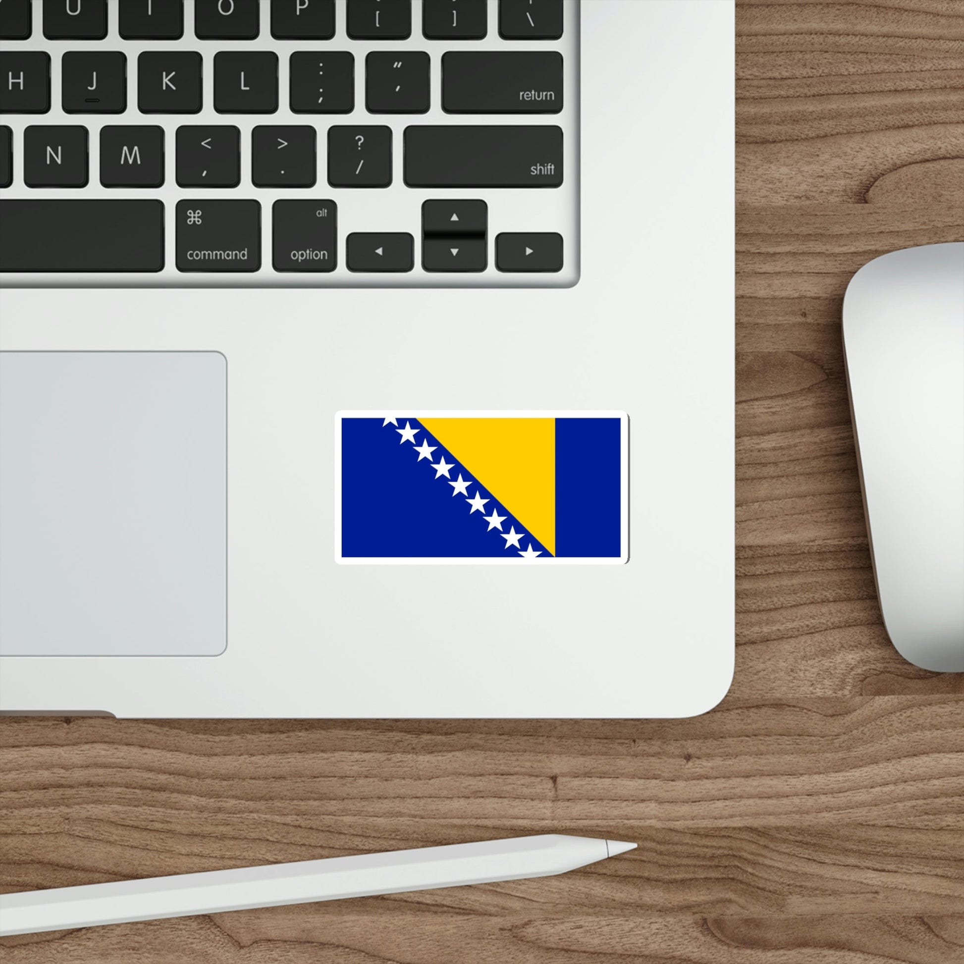 Flag of Bosnia and Herzegovina STICKER Vinyl Die-Cut Decal-The Sticker Space