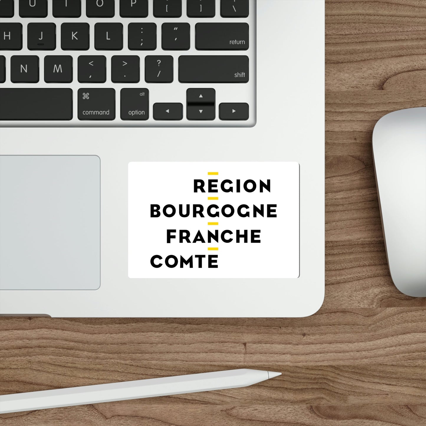 Flag of Bourgogne Franche Comté France 2 STICKER Vinyl Die-Cut Decal-The Sticker Space