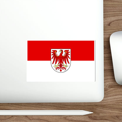 Flag of Brandenburg Germany STICKER Vinyl Die-Cut Decal-The Sticker Space