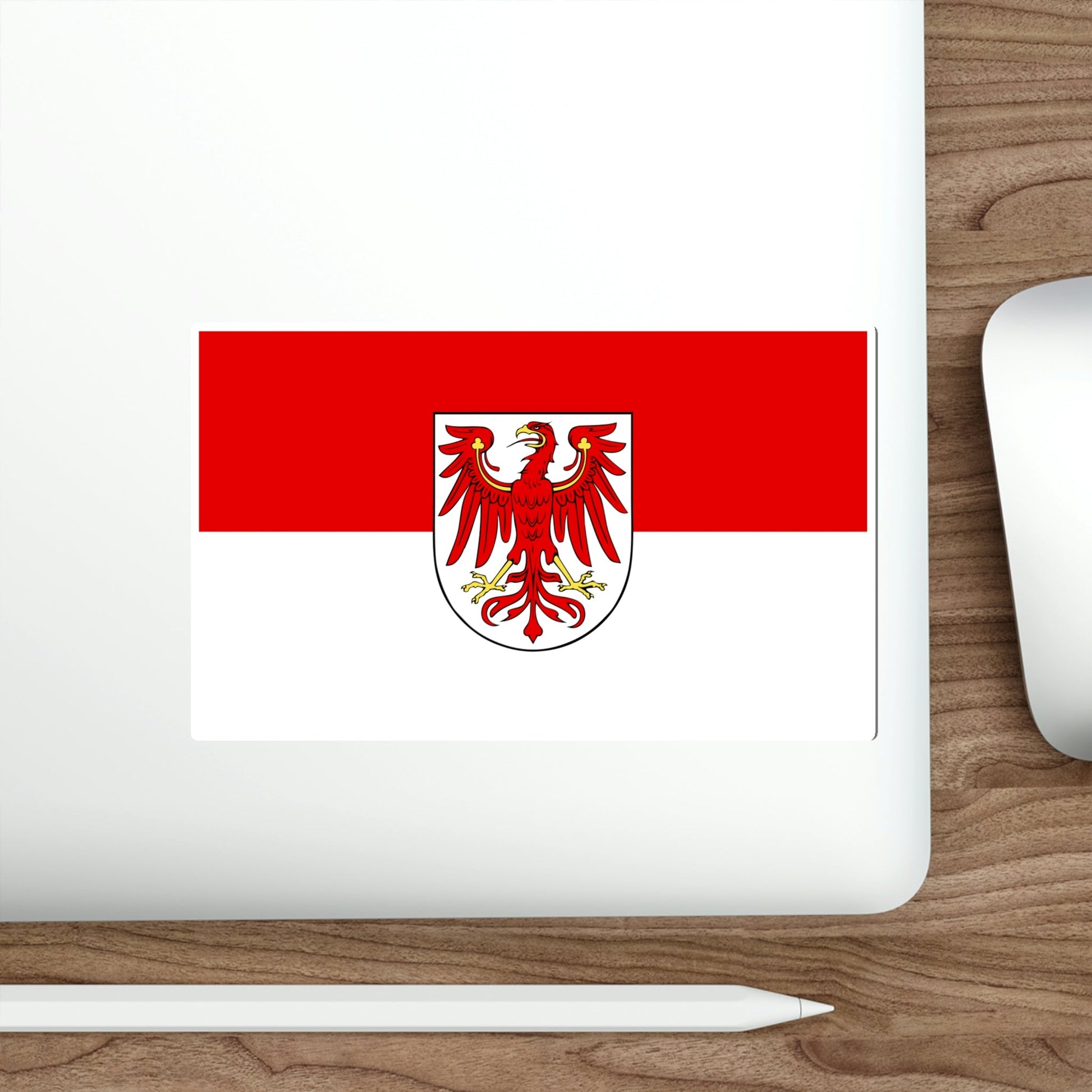 Flag of Brandenburg Germany STICKER Vinyl Die-Cut Decal-The Sticker Space