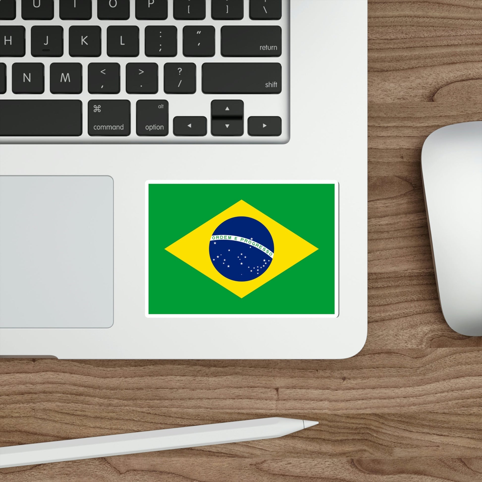 Flag of Brazil STICKER Vinyl Die-Cut Decal-The Sticker Space