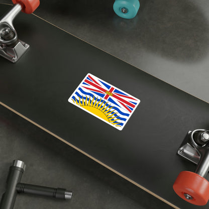 Flag of British Columbia Canada STICKER Vinyl Die-Cut Decal-The Sticker Space