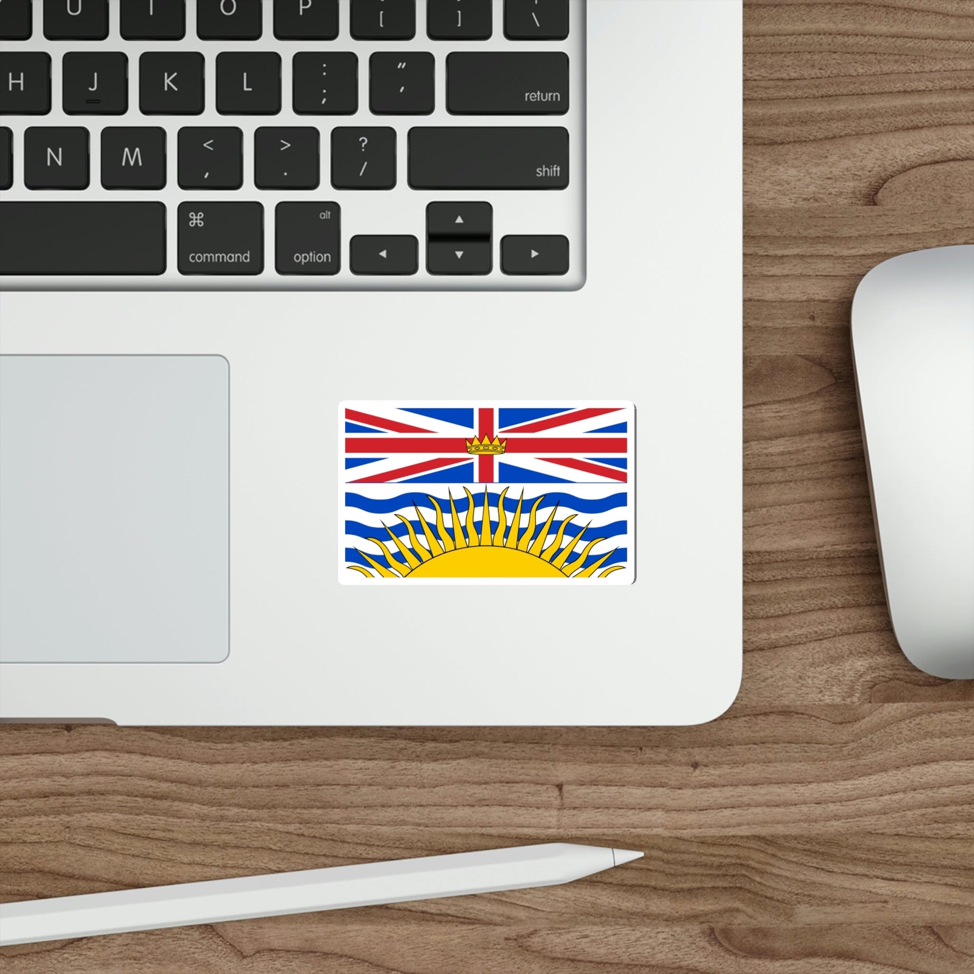 Flag of British Columbia Canada STICKER Vinyl Die-Cut Decal-The Sticker Space