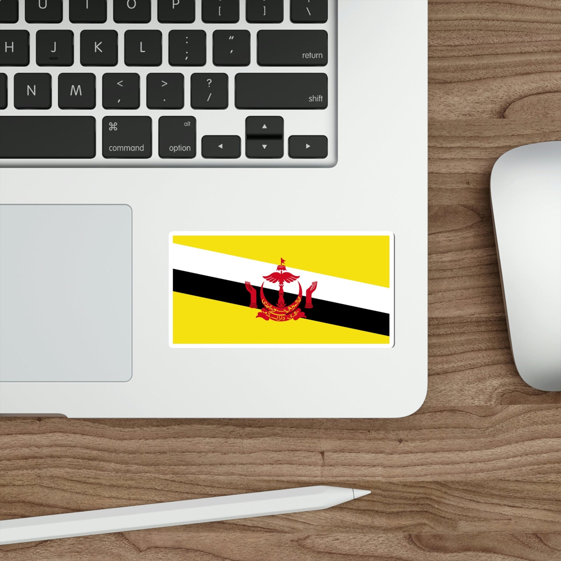 Flag of Brunei STICKER Vinyl Die-Cut Decal-The Sticker Space