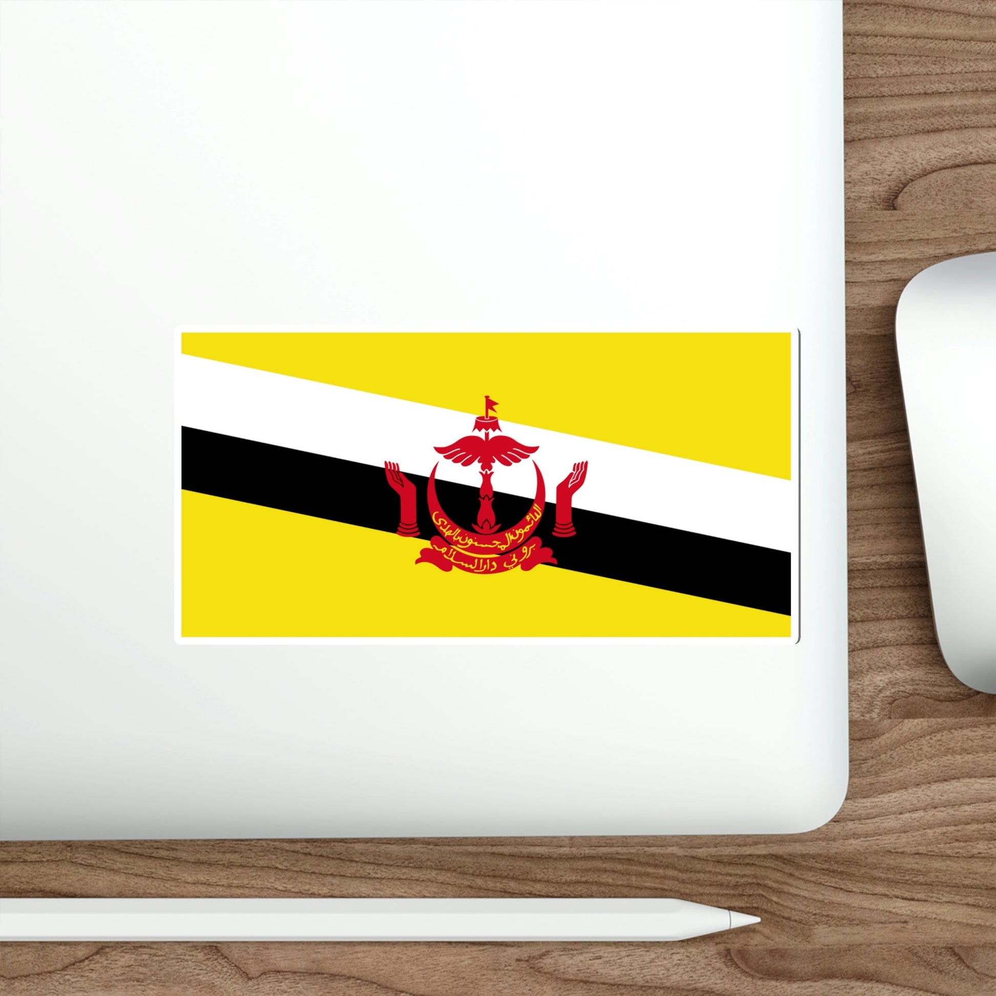 Flag of Brunei STICKER Vinyl Die-Cut Decal-The Sticker Space