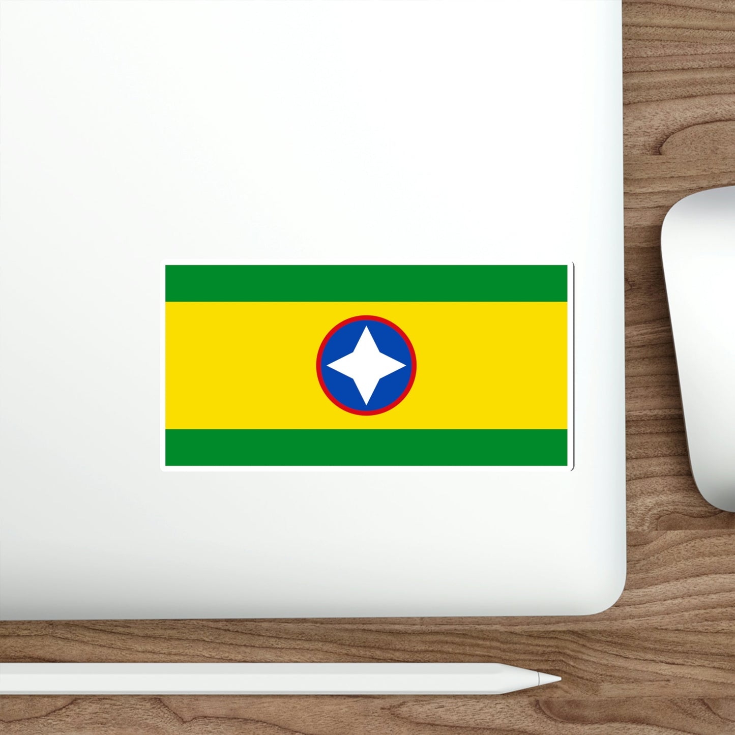 Flag of Bucaramanga Santander Colombia STICKER Vinyl Die-Cut Decal-The Sticker Space