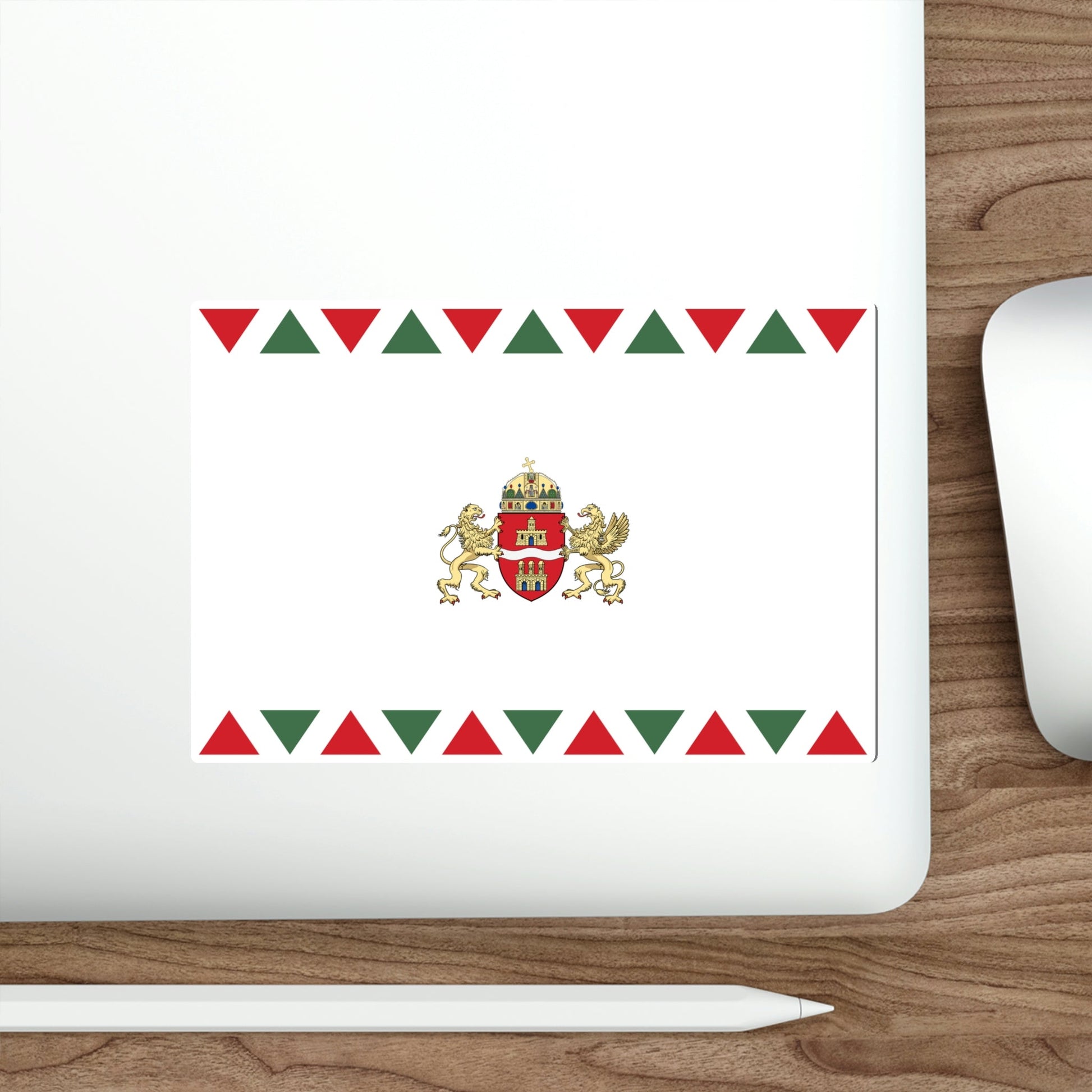 Flag of Budapest STICKER Vinyl Die-Cut Decal-The Sticker Space