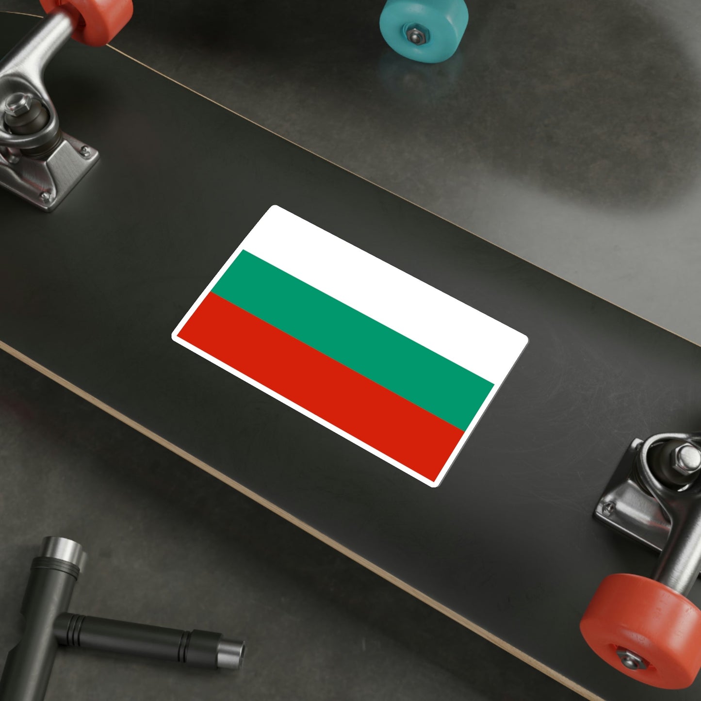 Flag of Bulgaria STICKER Vinyl Die-Cut Decal-The Sticker Space