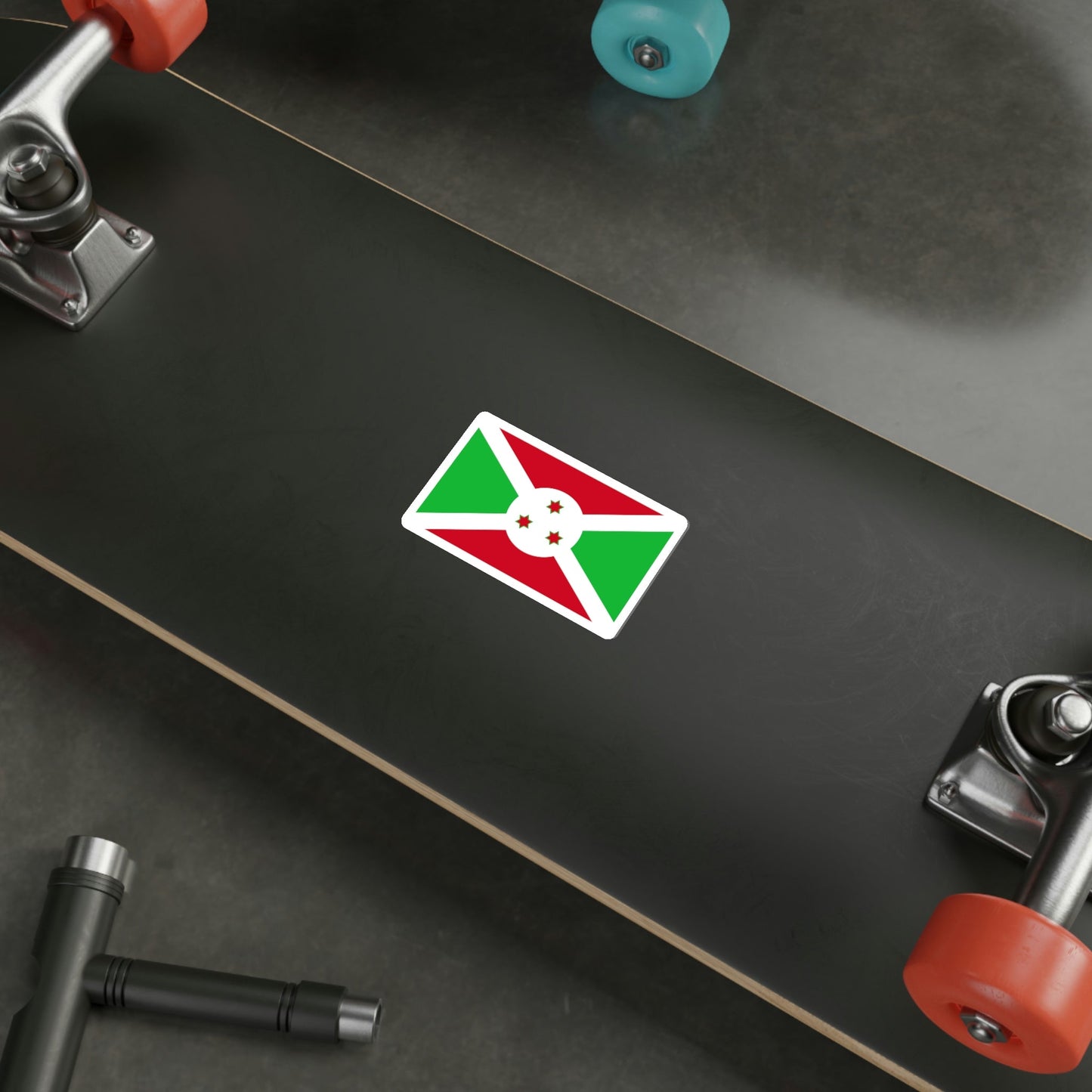 Flag of Burundi STICKER Vinyl Die-Cut Decal-The Sticker Space