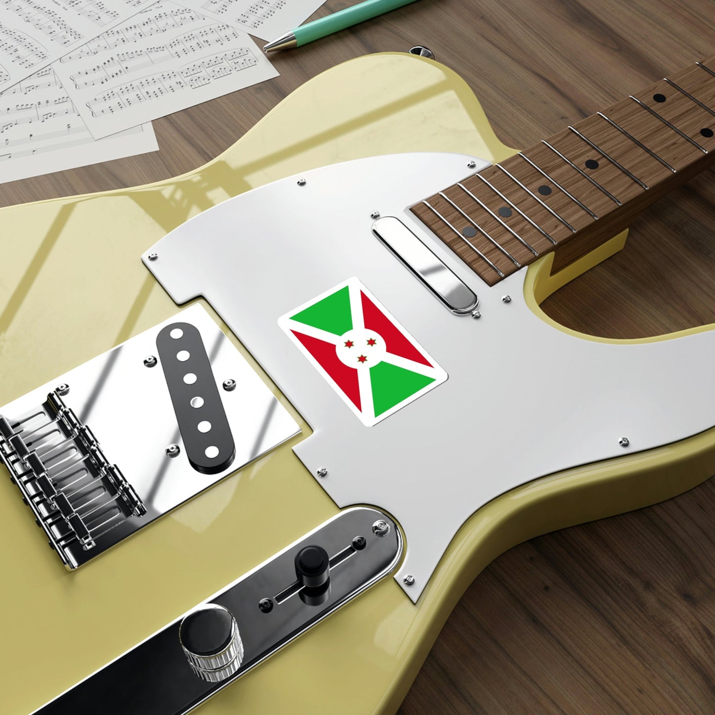 Flag of Burundi STICKER Vinyl Die-Cut Decal-The Sticker Space