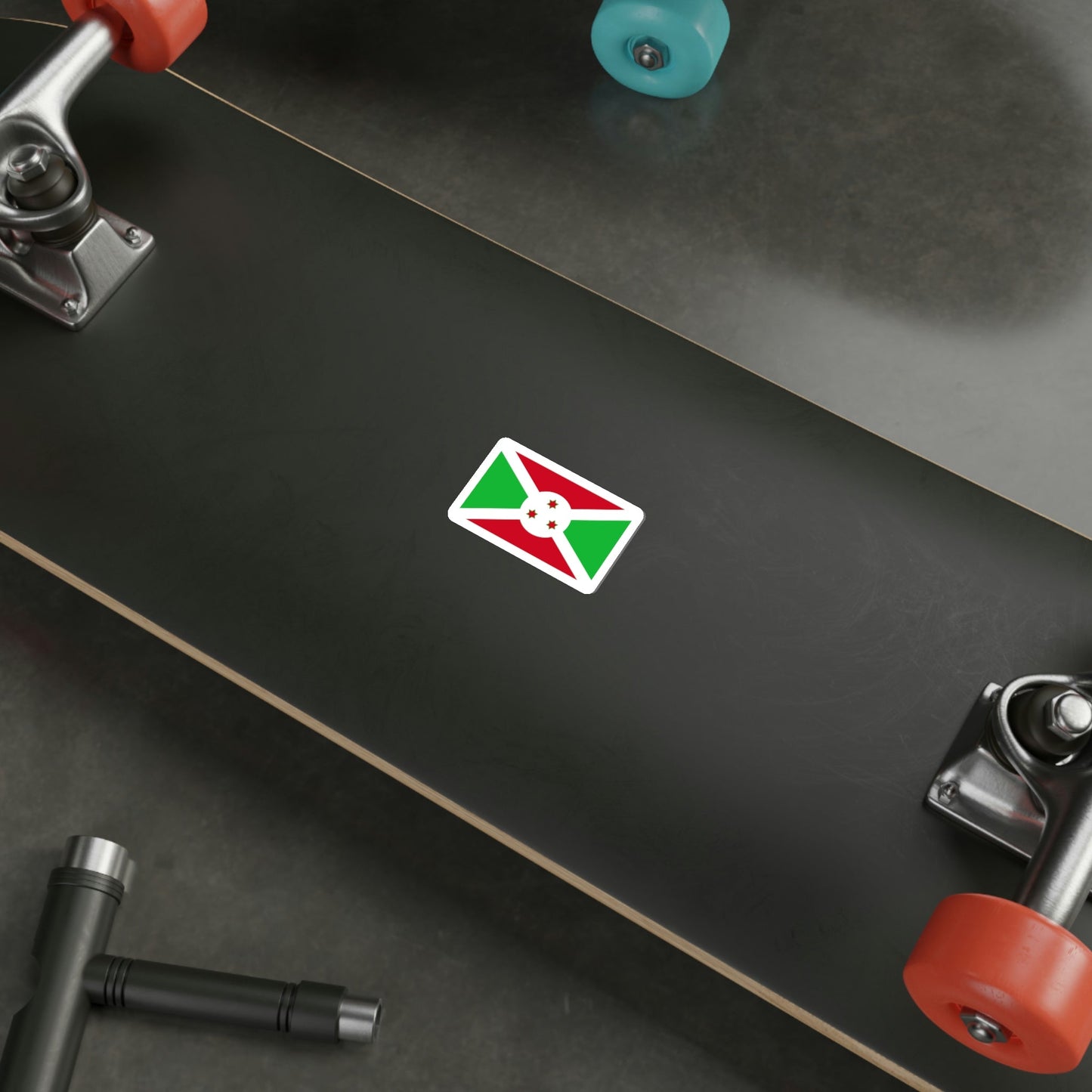 Flag of Burundi STICKER Vinyl Die-Cut Decal-The Sticker Space