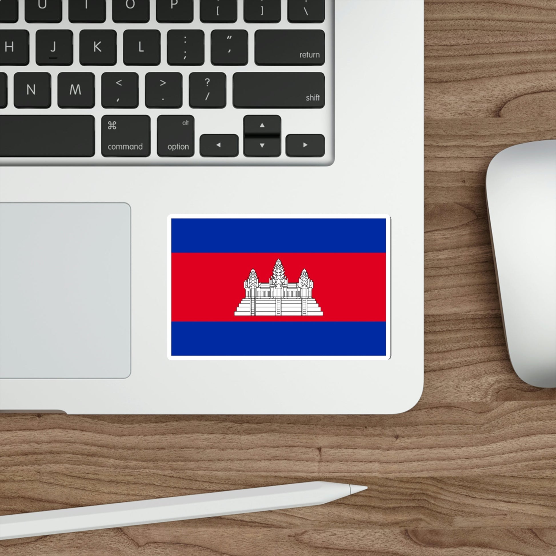 Flag of Cambodia STICKER Vinyl Die-Cut Decal-The Sticker Space