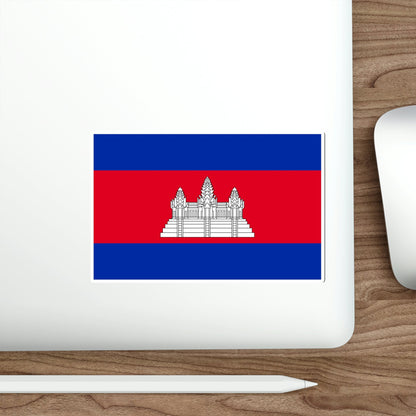 Flag of Cambodia STICKER Vinyl Die-Cut Decal-The Sticker Space